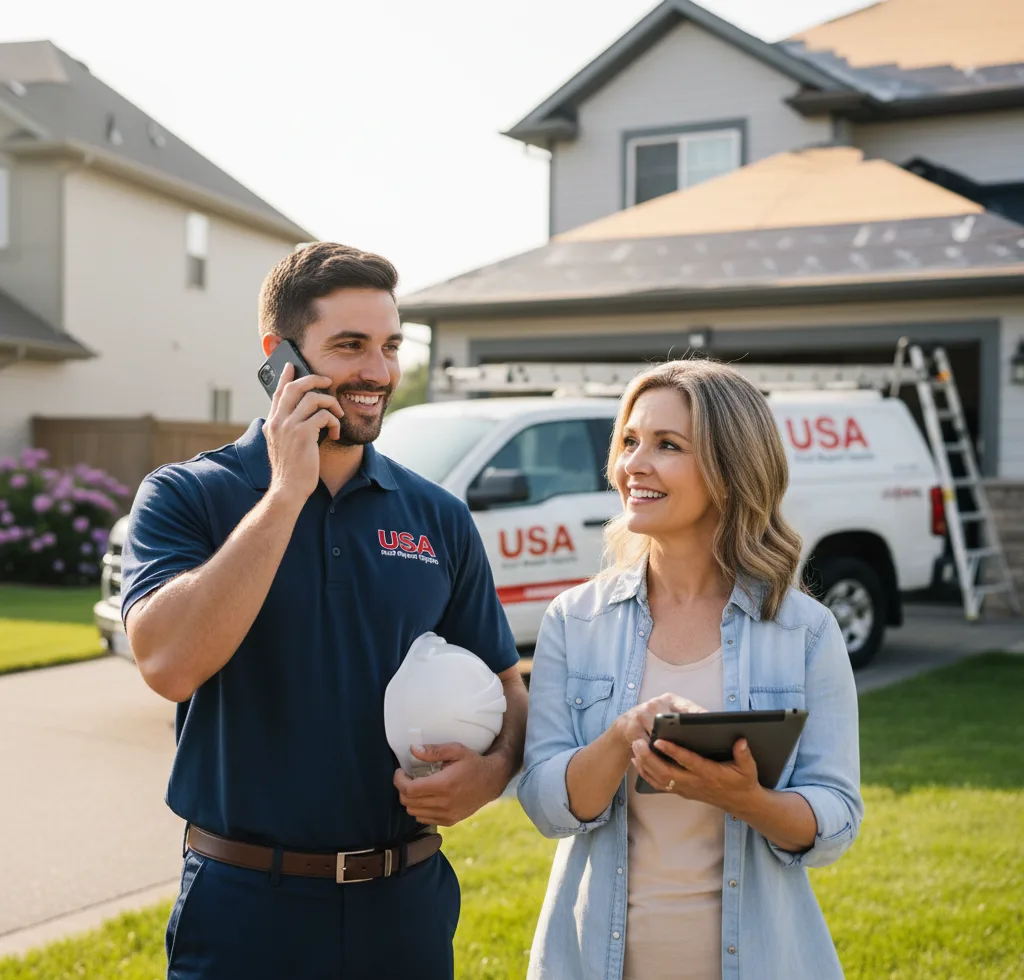USA Roof Repair Experts customer support in Saint Hedwig